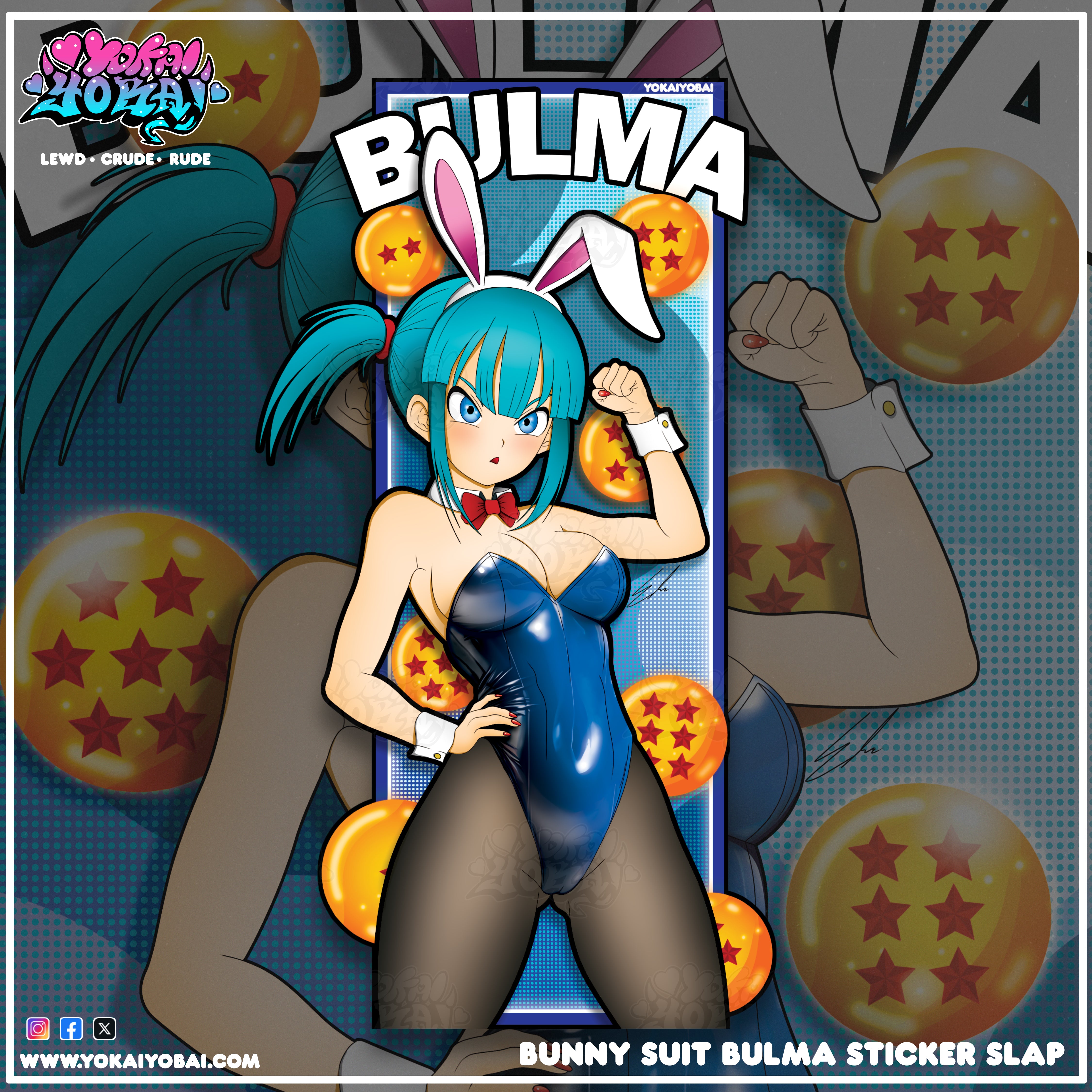 Bunny suit Bulma (Sticker Slap)