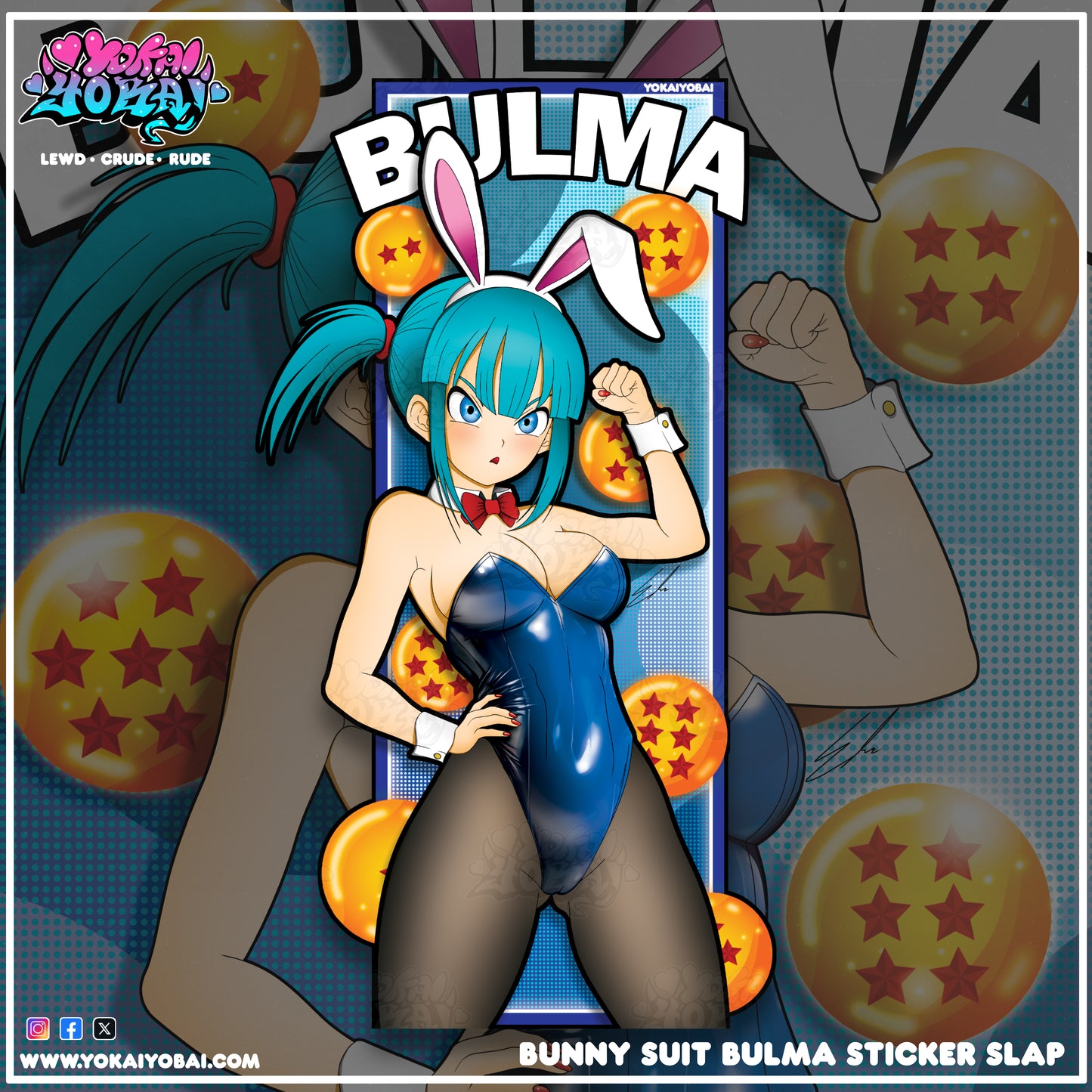 Bunny suit Bulma (Sticker Slap)