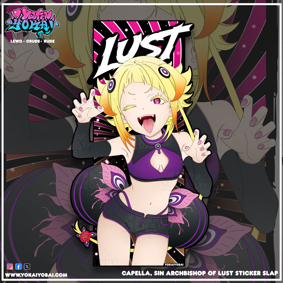 Capella, Sin Archbishop of Lust (Sticker Slap)