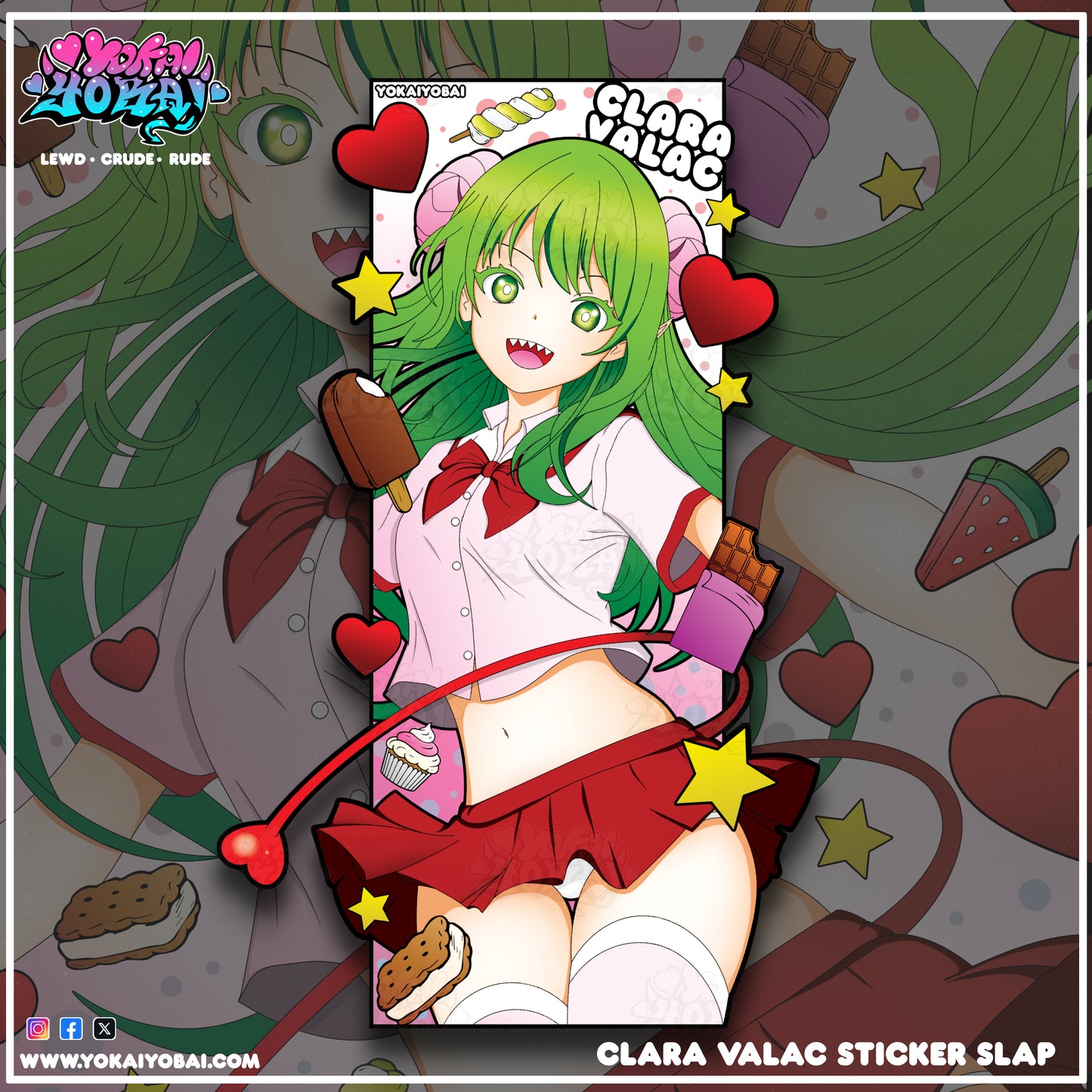 Clara Valac (Sticker Slap) Available 7/27